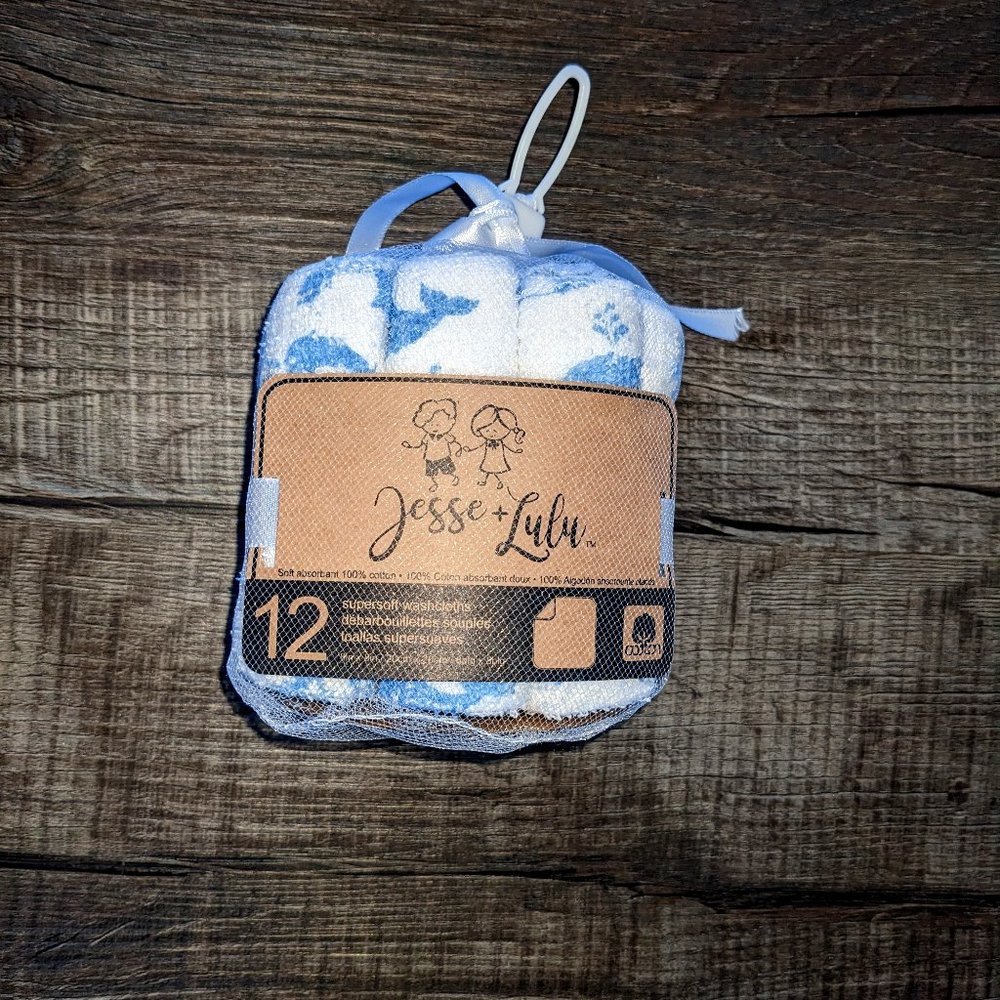 12 Pack Baby Washcloths